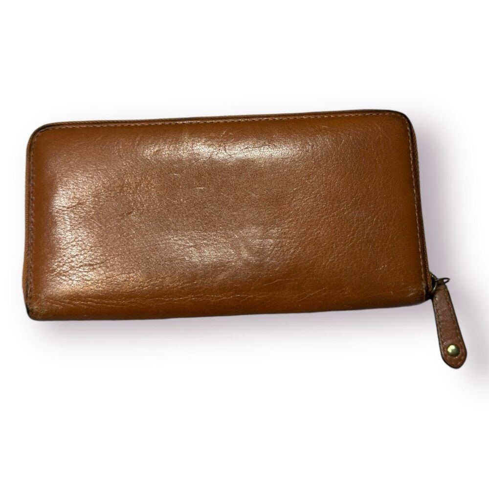 Coach Madison Accordion Wallet Leather Clutch Vintage - Picture 3 of 5